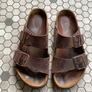 Birkenstock Habana Brown Leather size 38